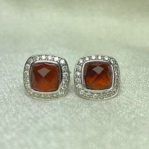 David Yurman 7mm Citrine Albion Earrings